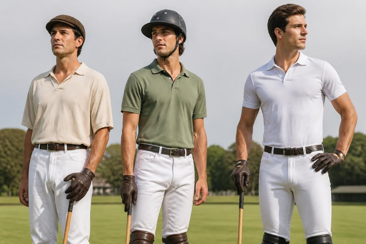Historical evolution of polo shirts