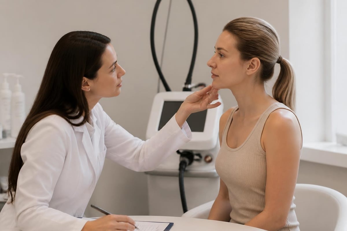 Alexandrite laser consultation process