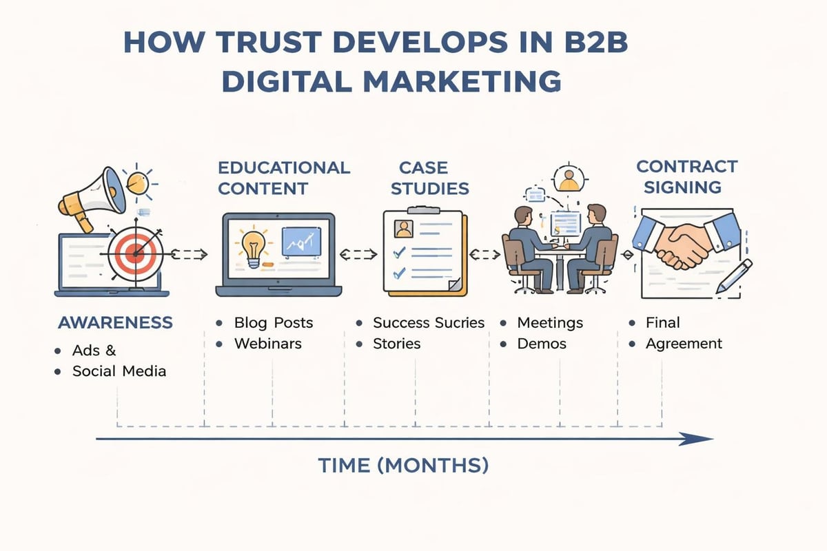 B2B trust building process