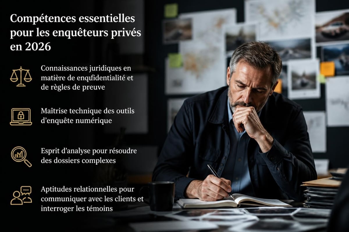 Compétences du détective moderne