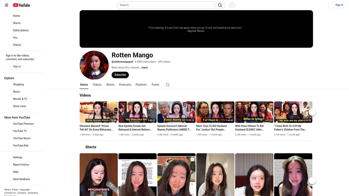 Top 12 Best Podcasts on YouTube to Stream in 2026 - Rotten Mango