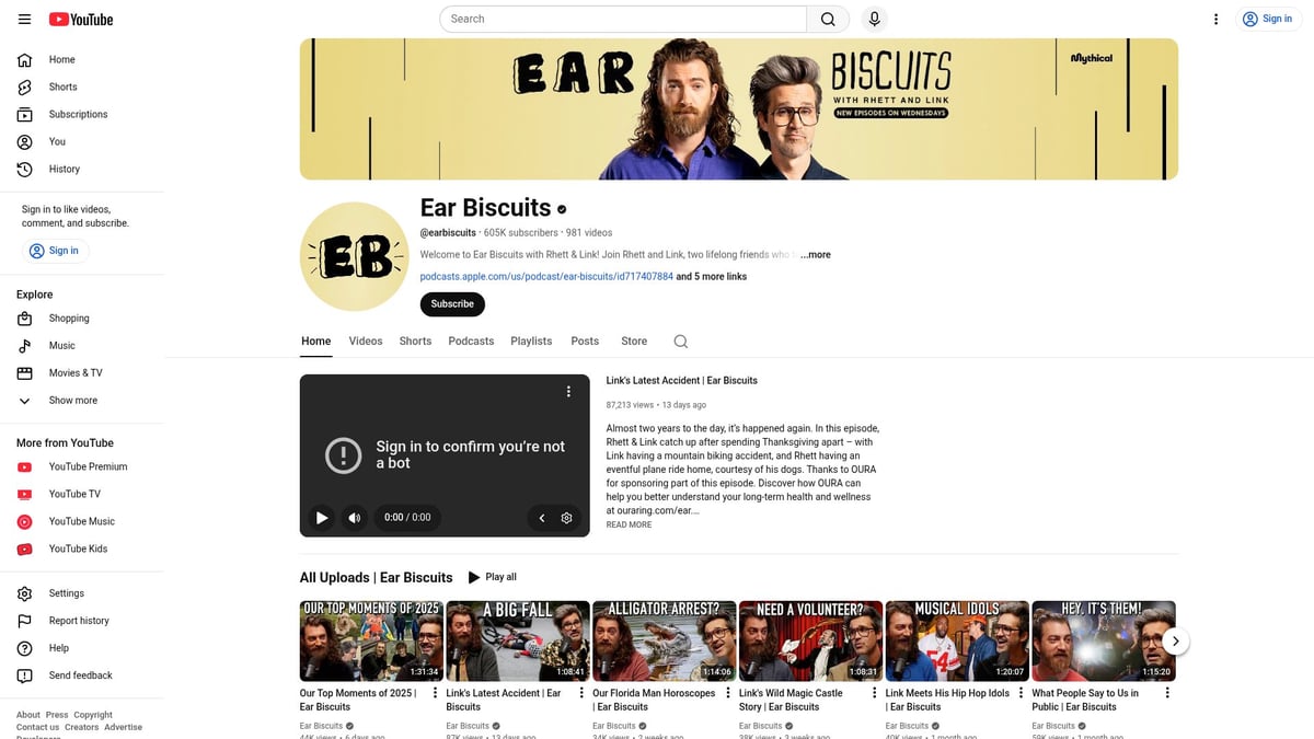 Top 12 Best Podcasts on YouTube to Stream in 2026 - Ear Biscuits