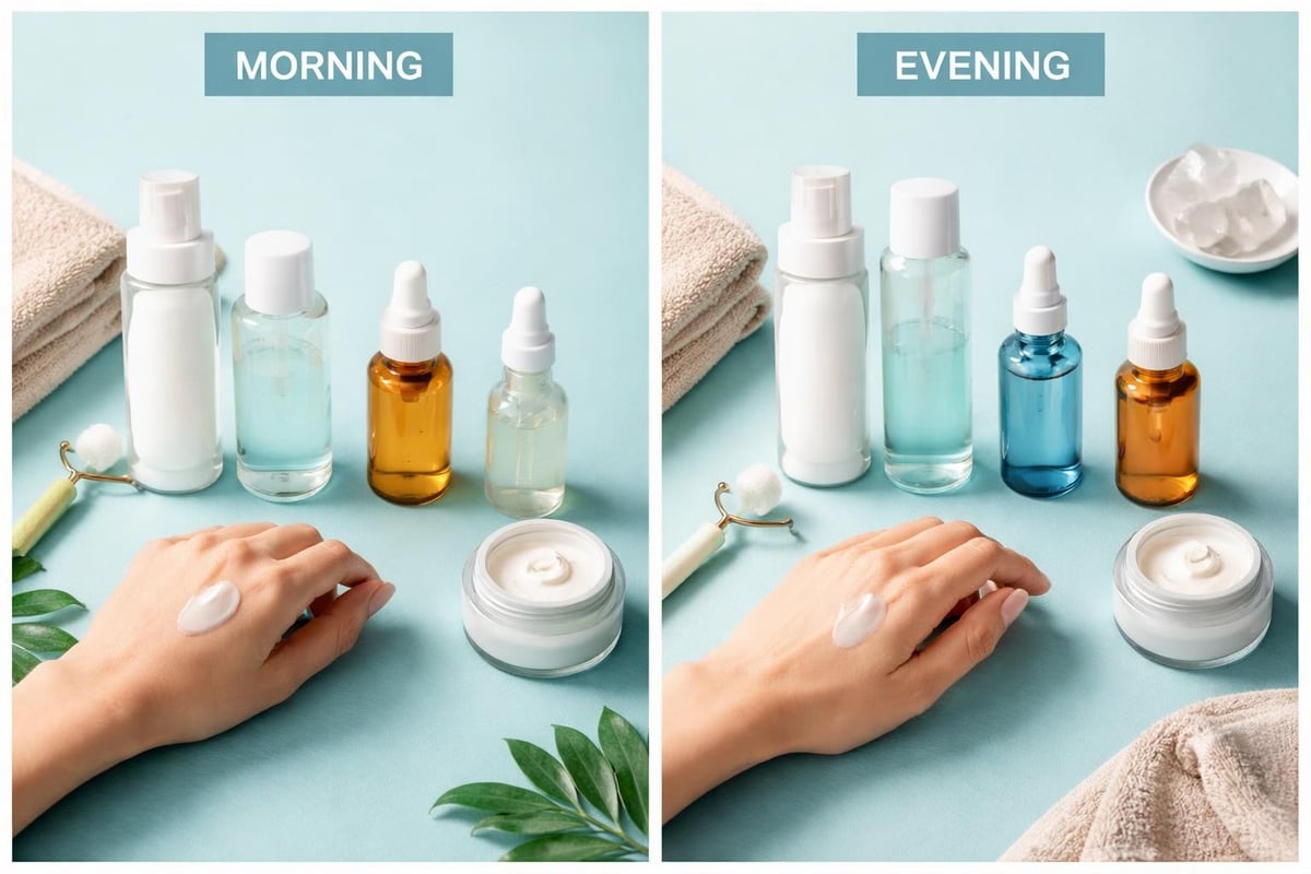 Serum layering steps