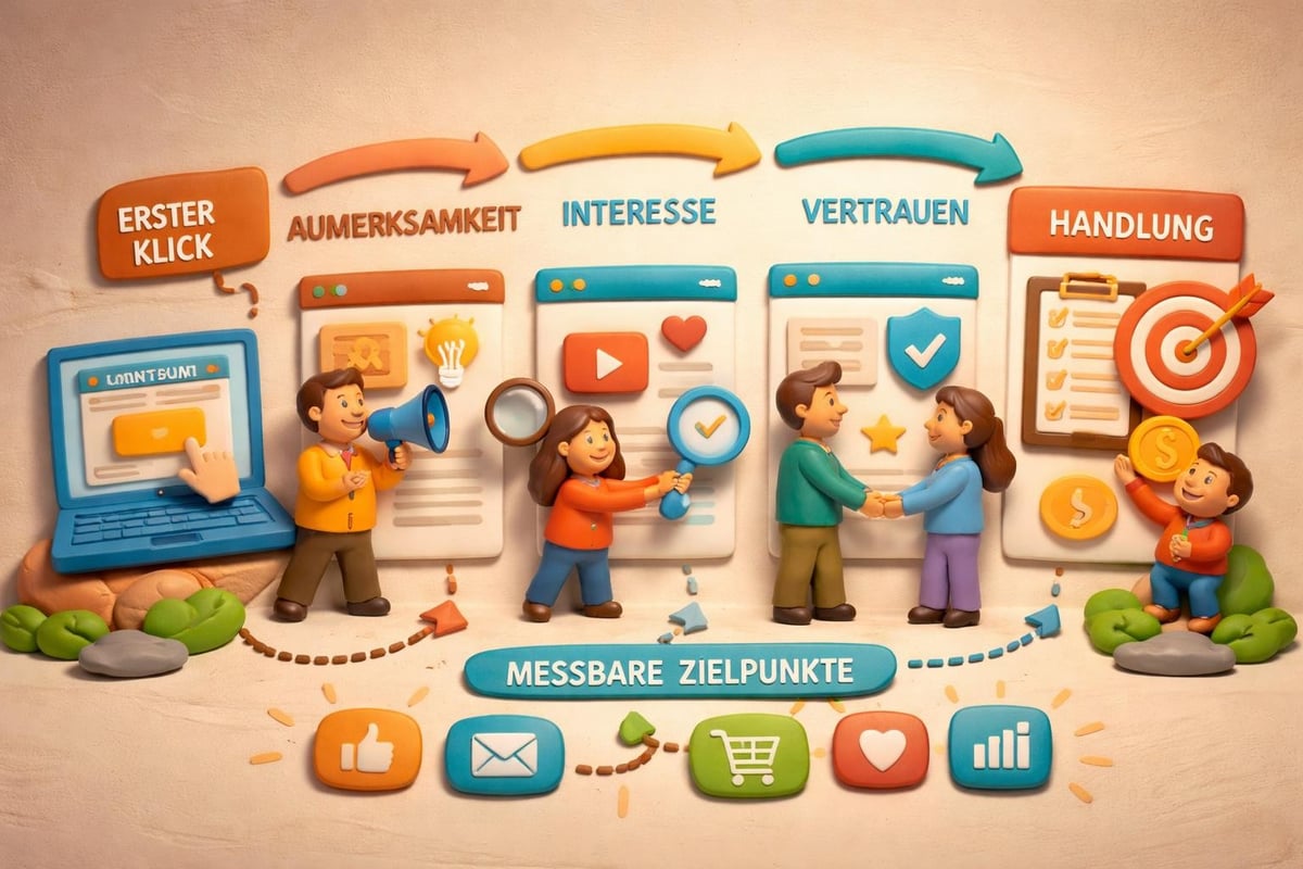 Conversion-Trichter einer Landingpage