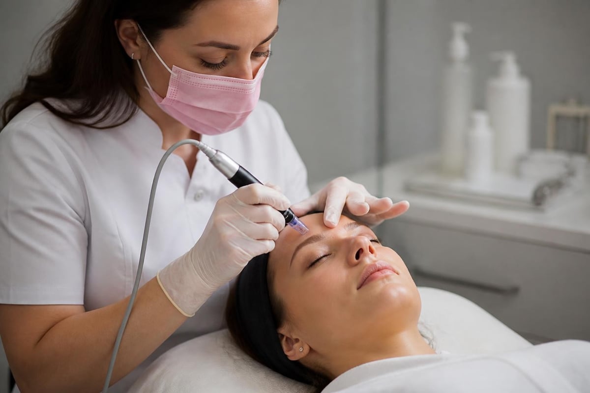 Professional microneedling safety