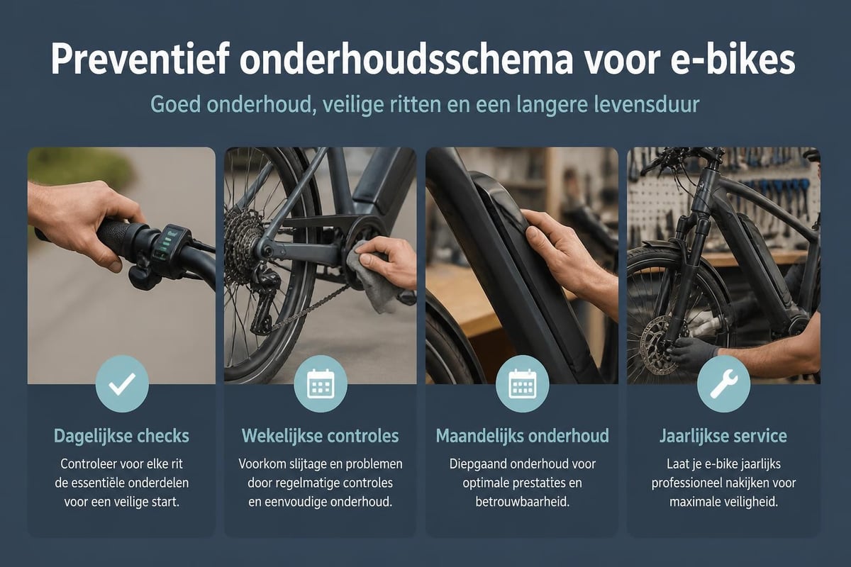 E-bike onderhoudsschema