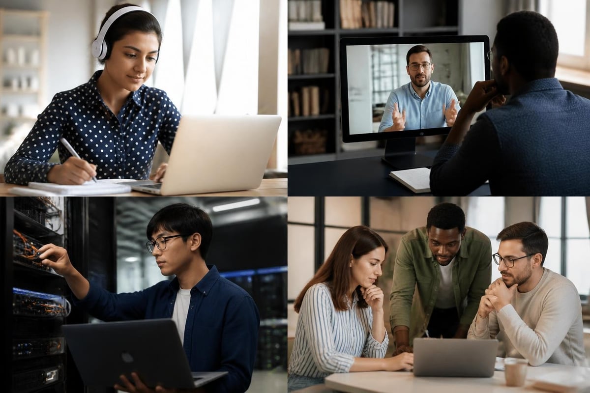 Cloud training delivery methods