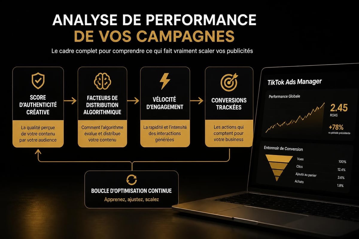 TikTok campaign performance metrics