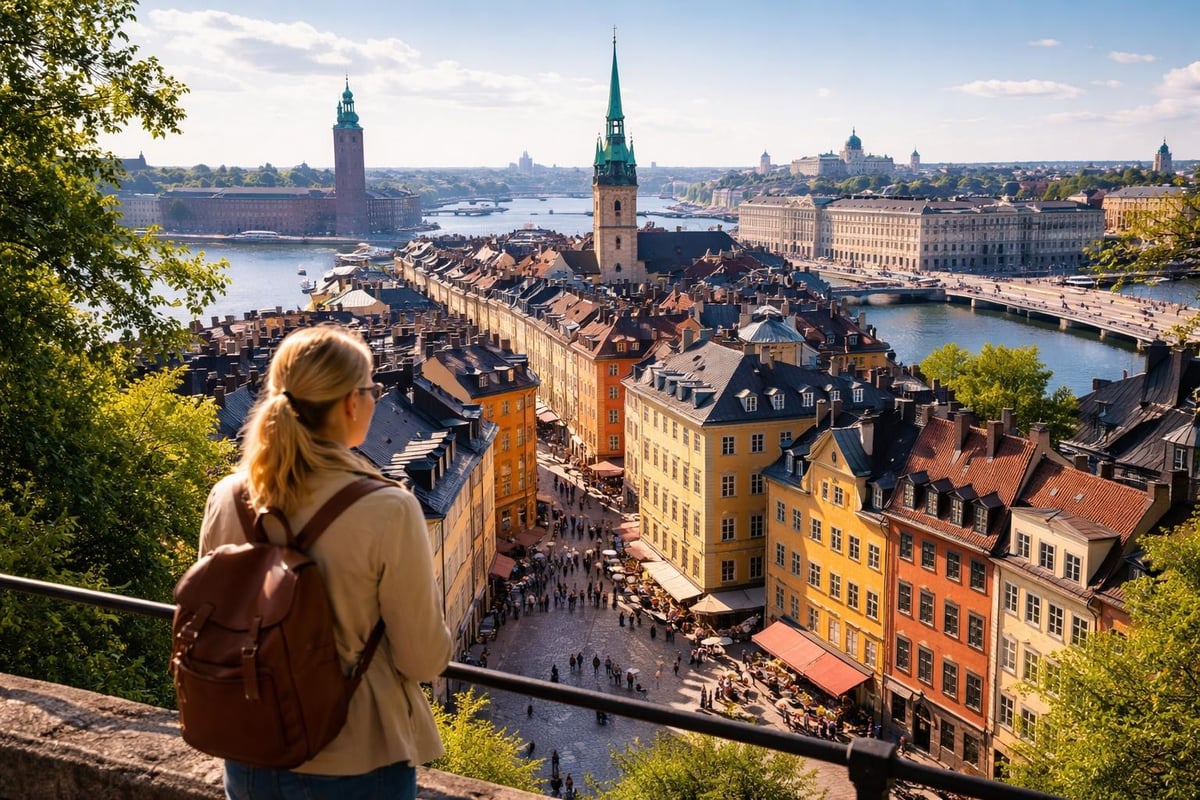 Stockholm old town navigation