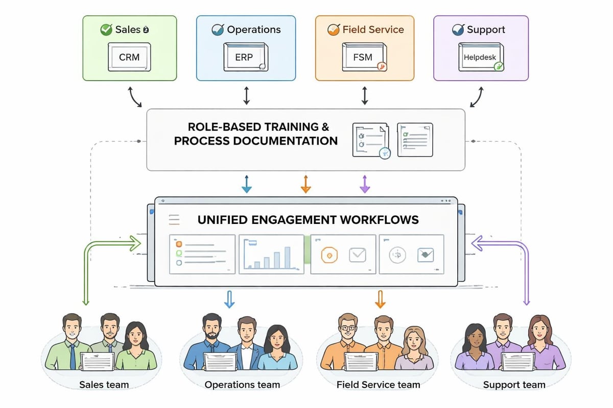 Team training workflow