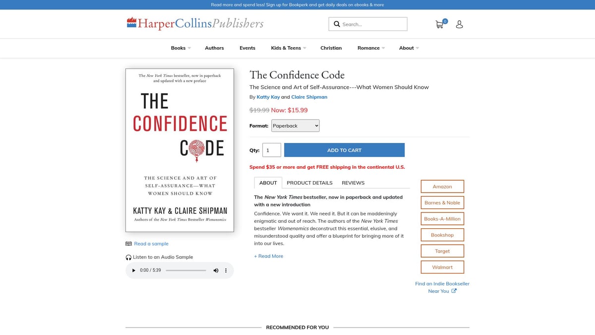 9 Essential Best Books for Building Confidence in 2026 - The Confidence Code by Katty Kay & Claire Shipman