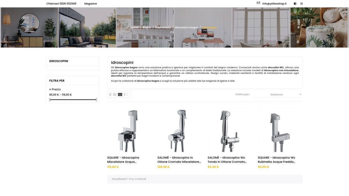 Guida Idroscopino Bagno: Soluzioni Moderne 2026 - Idroscopini per ogni esigenza: scopri la selezione su Yellowshop
