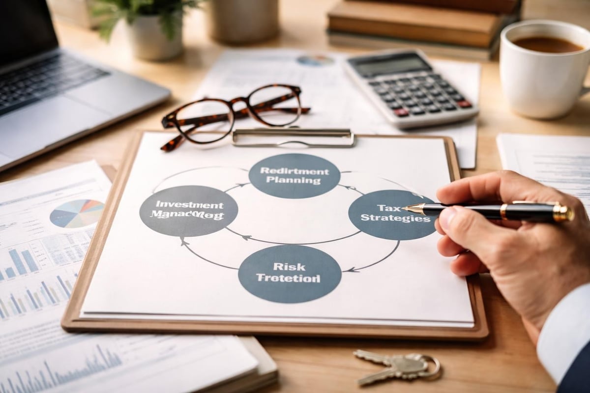 Financial plan components working together