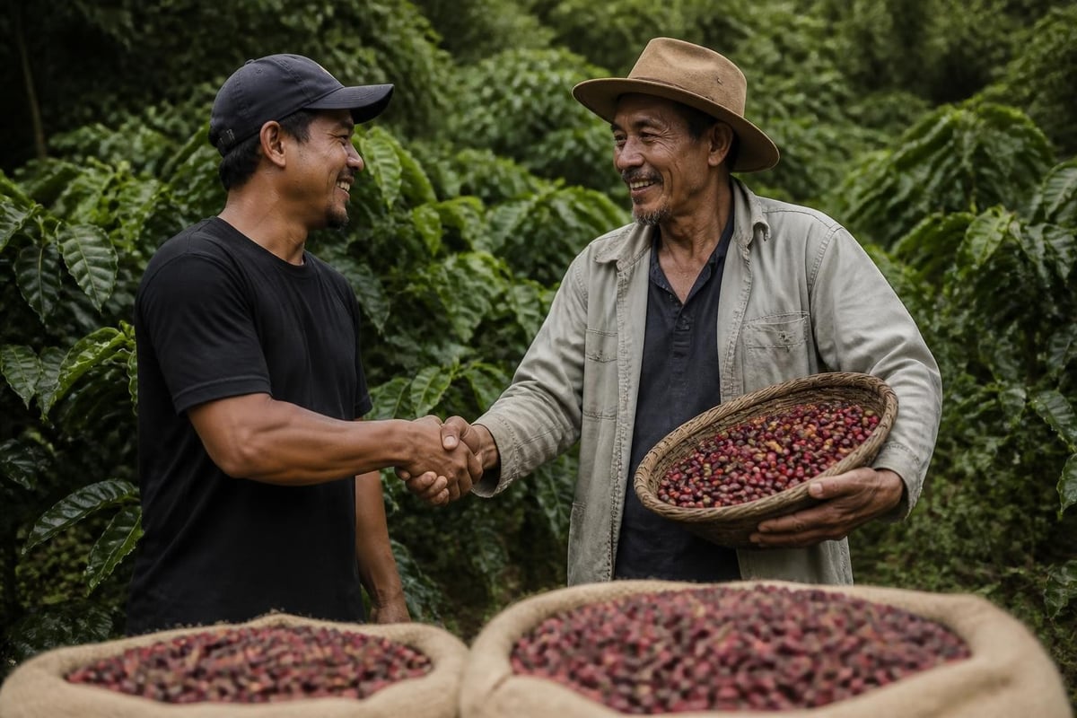 Tanamera coffee bean sourcing journey