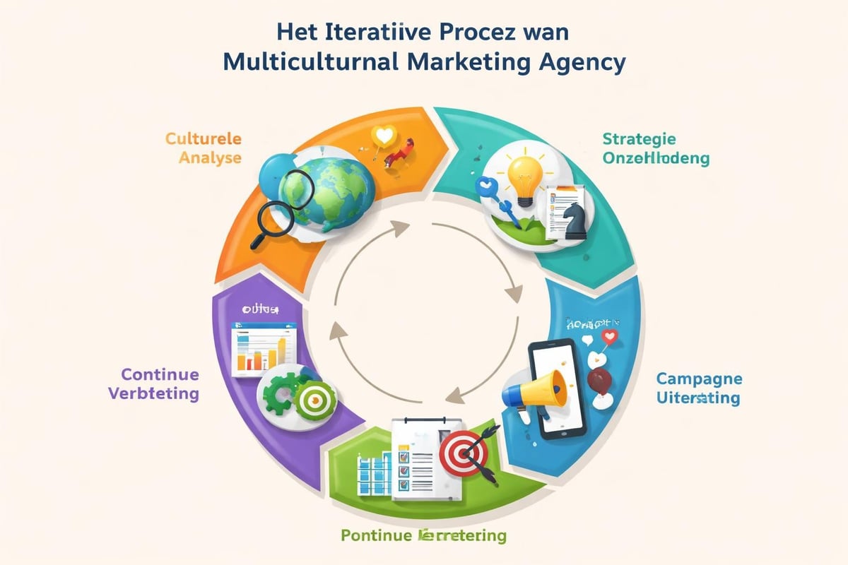 Multiculturele marketing optimalisatie cyclus