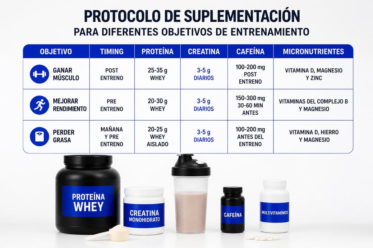 Suplementación deportiva basada en evidencia