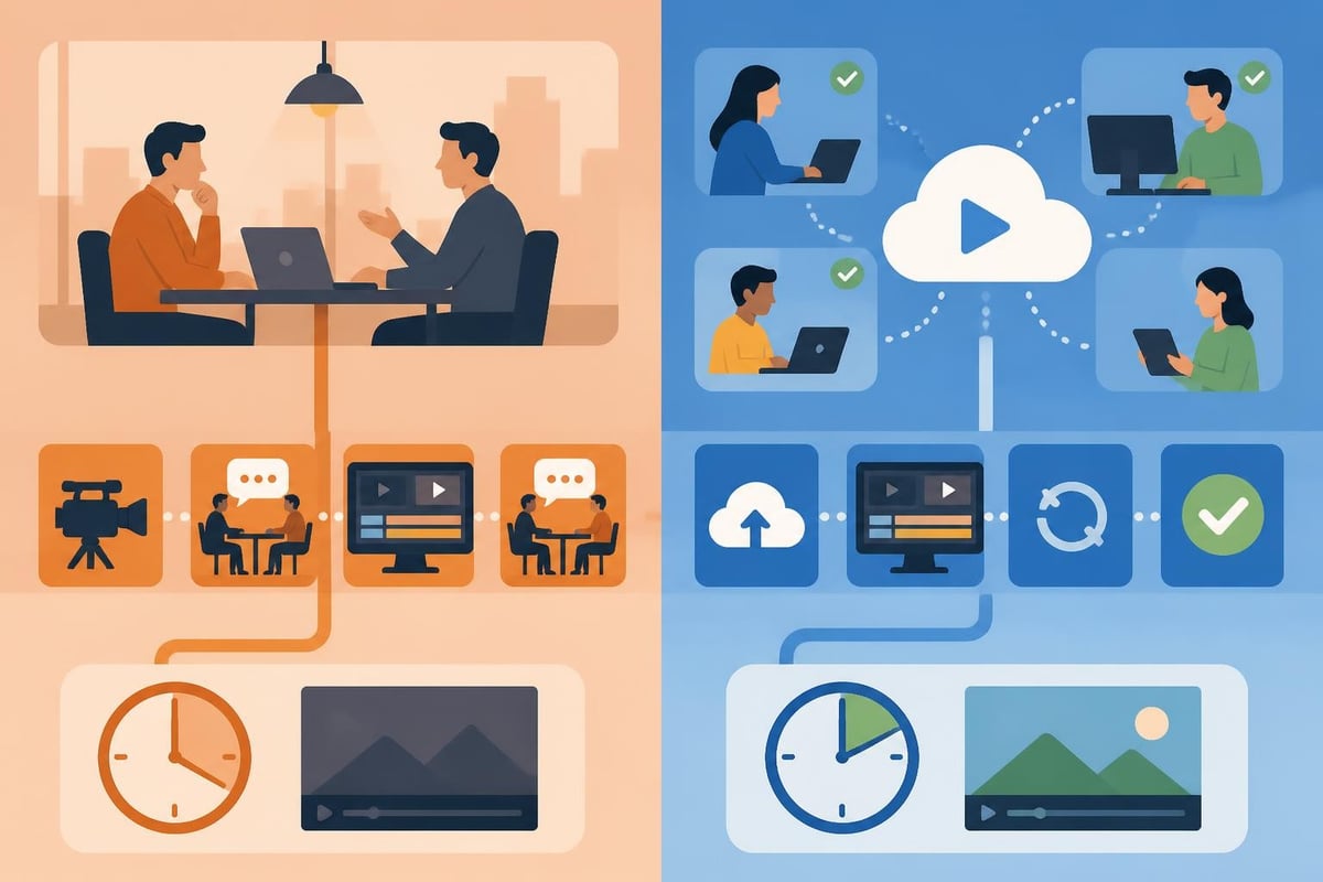 Comparing local versus remote video editing workflows