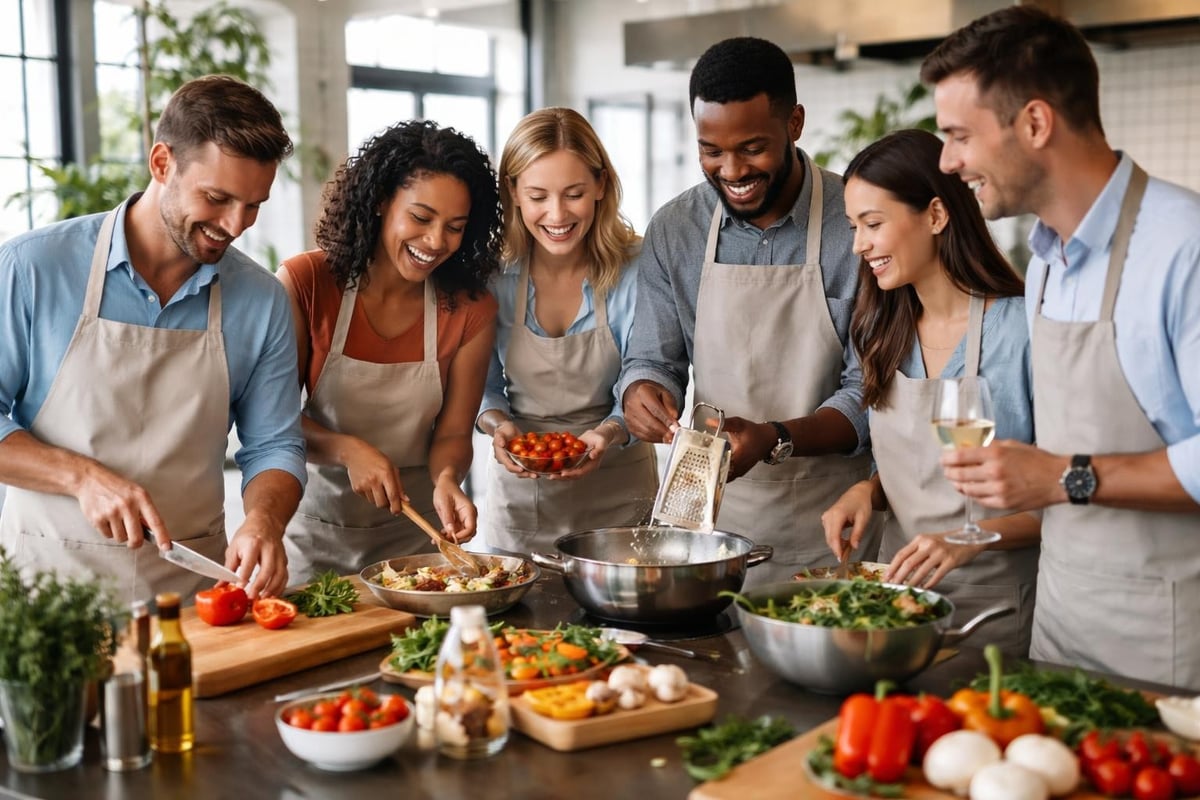 Teambuilding beim Kochen