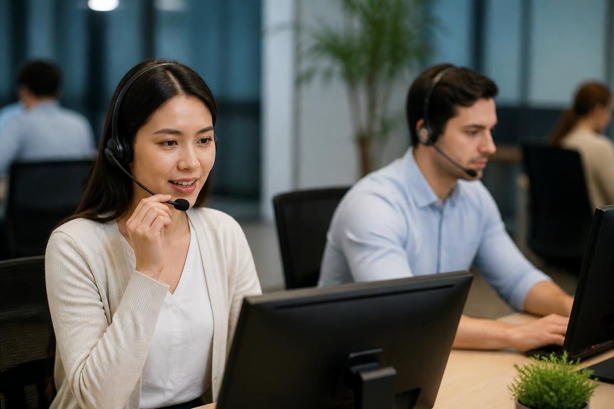 Customer support versus technical support responsibilities