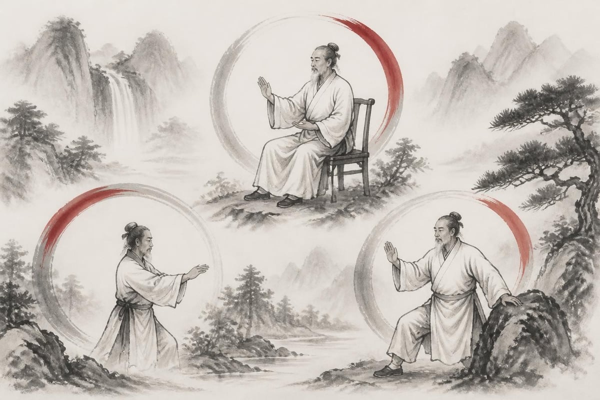 Adapting tai chi easy practice