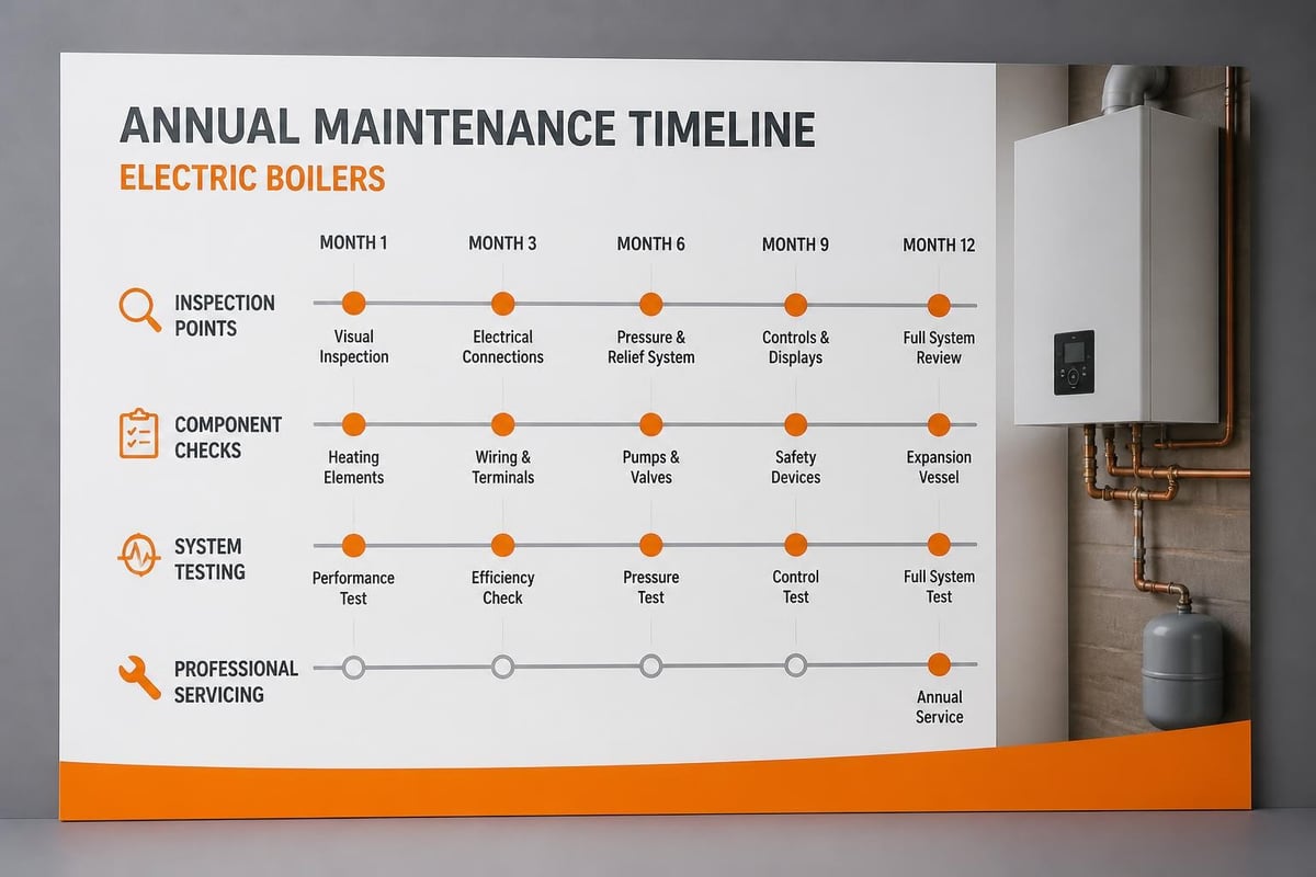Electric boiler maintenance schedule