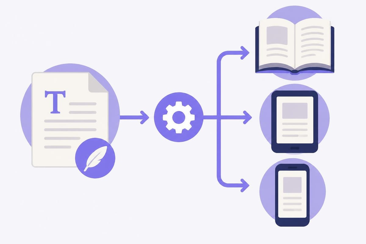Book formatting process