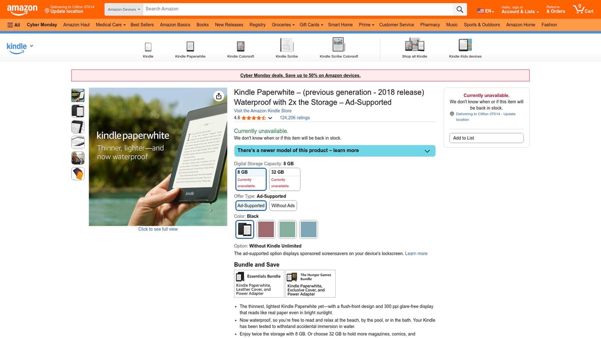 9 Thoughtful Gift For Someone Having Surgery Ideas in 2026 - Kindle Paperwhite E-Reader