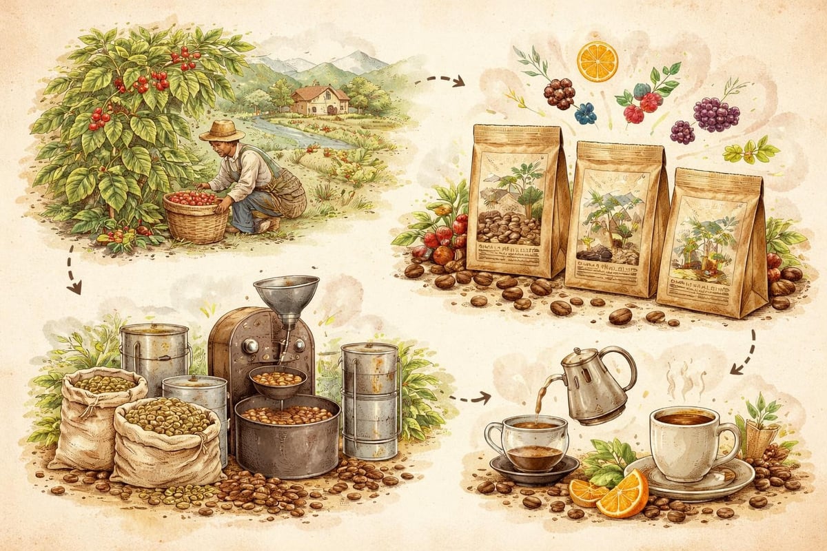 Coffee flavor journey