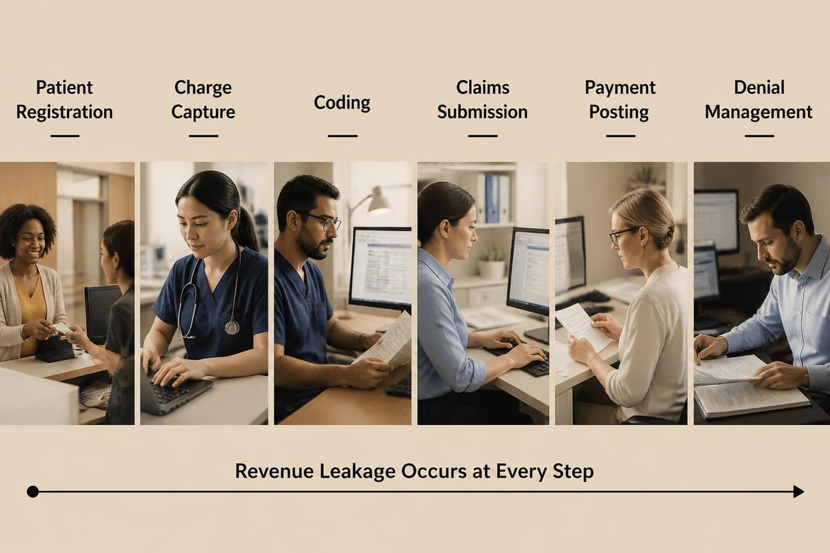 Revenue cycle management workflow