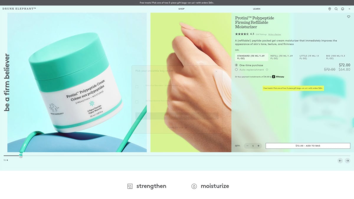 9 Essential The Best Face Care Products to Try in 2026 - Drunk Elephant Protini Polypeptide Cream