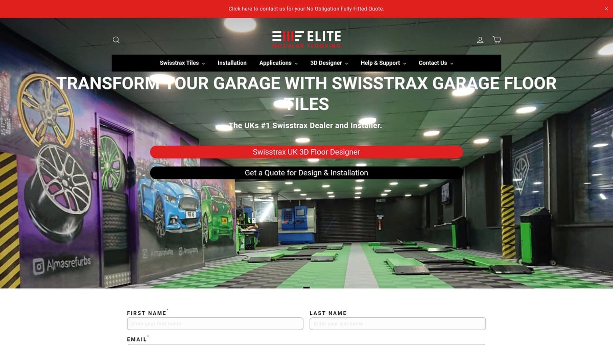 7 Must-Try Gym Flooring for Garage Ideas in 2026 - Swisstrax Ribtrax Pro Modular Tiles