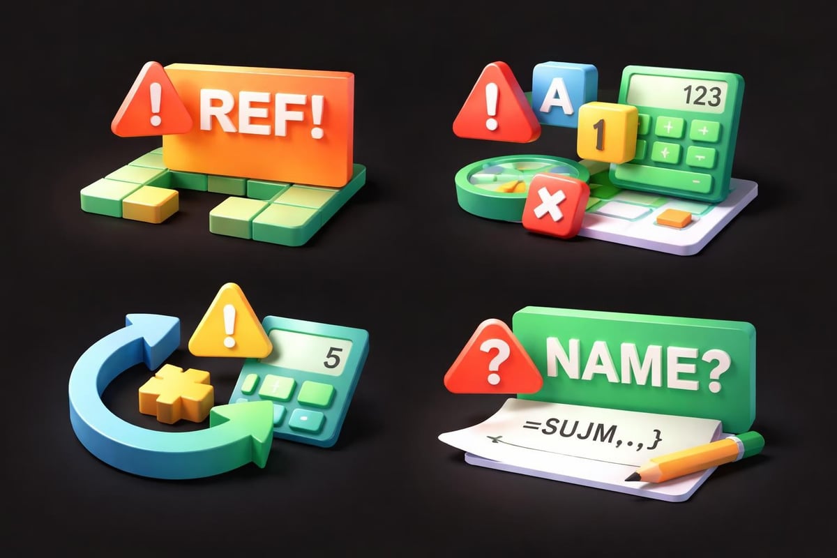 Excel formula error types