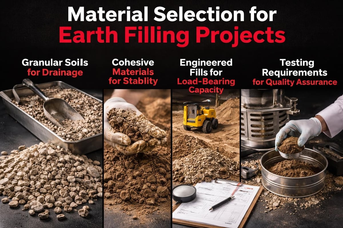 Earth filling material properties