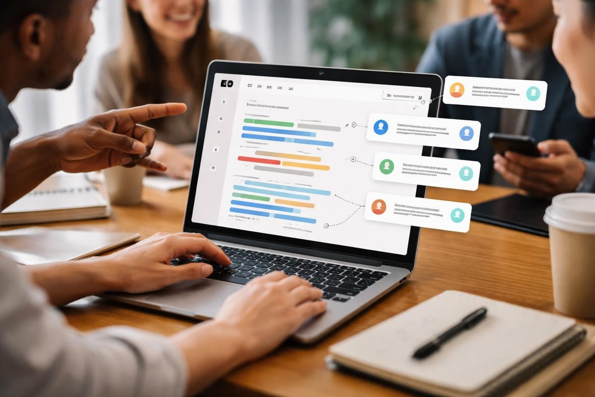 Real-time collaboration workflow