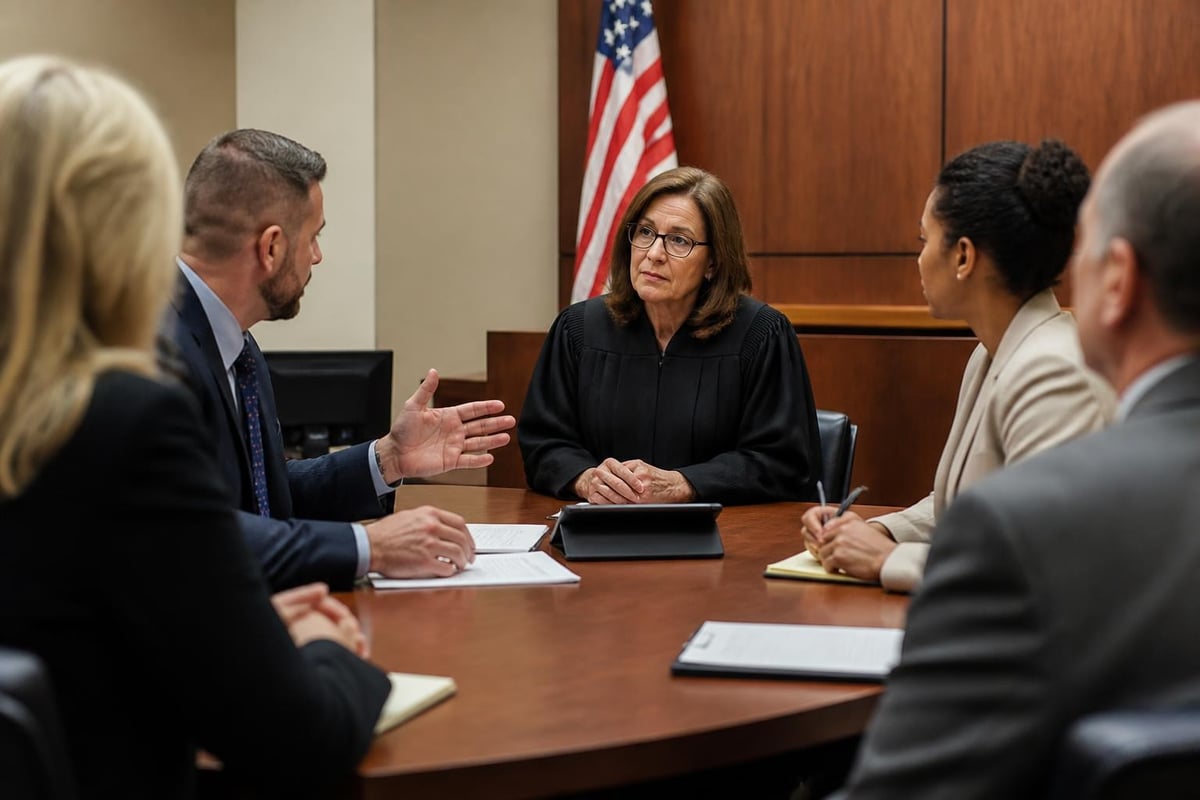 Mental health court team collaboration