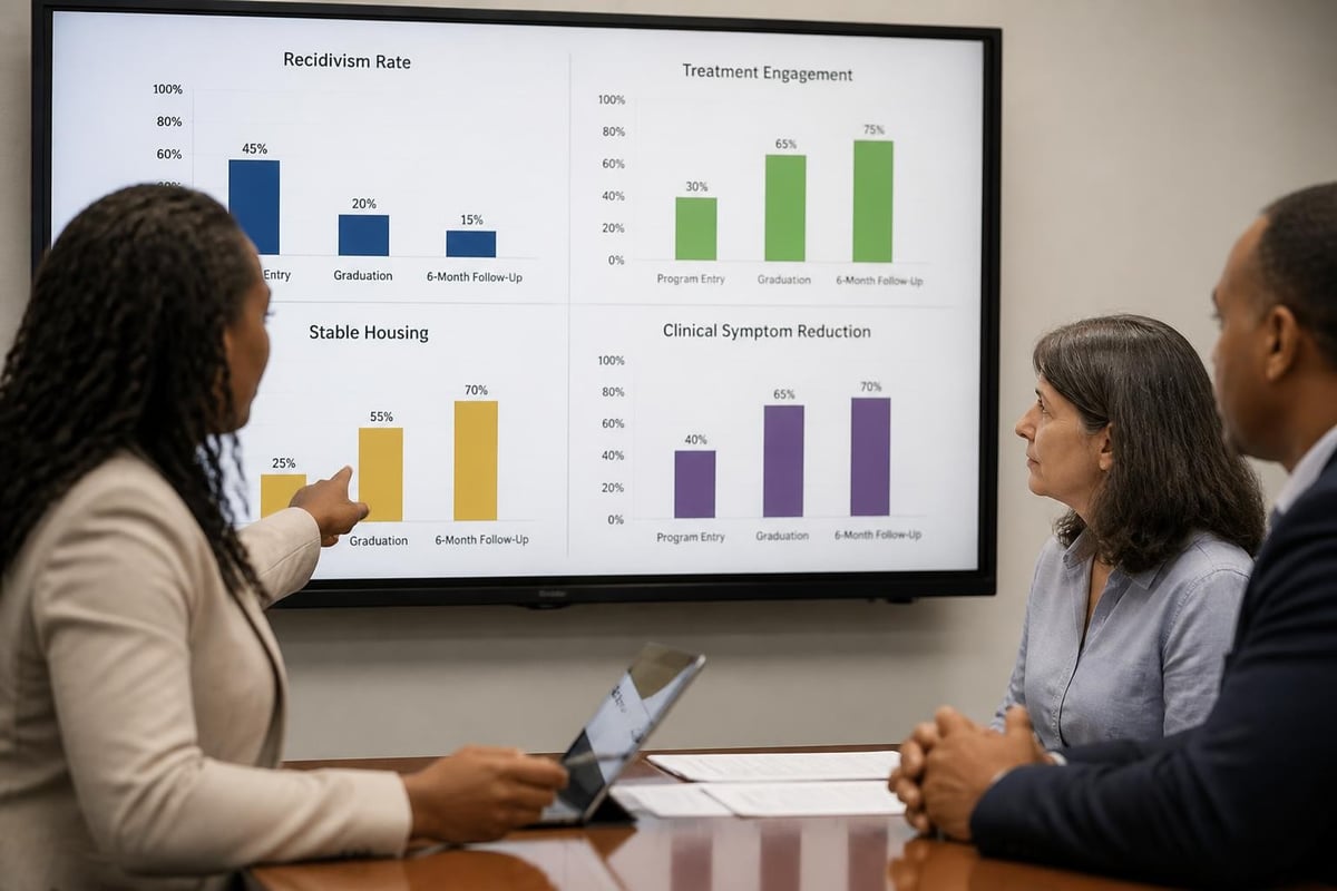 Mental court outcomes tracking