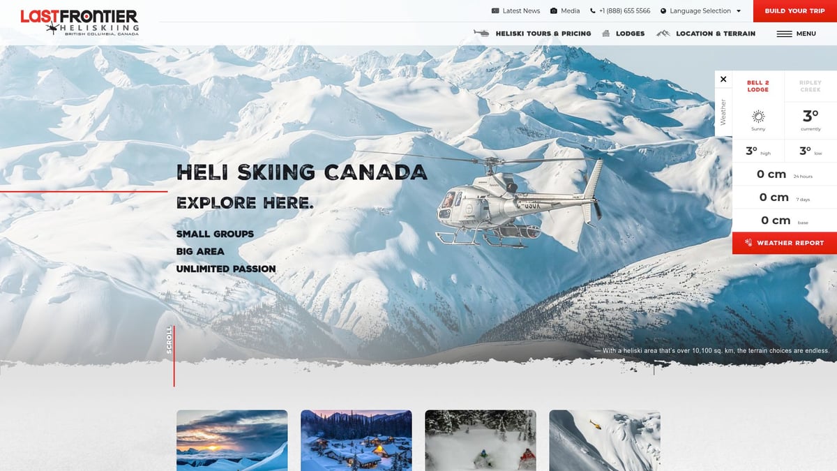 9 Fantastiska Heliskiing Canada Upplevelser 2025 - Last Frontier Heliskiing