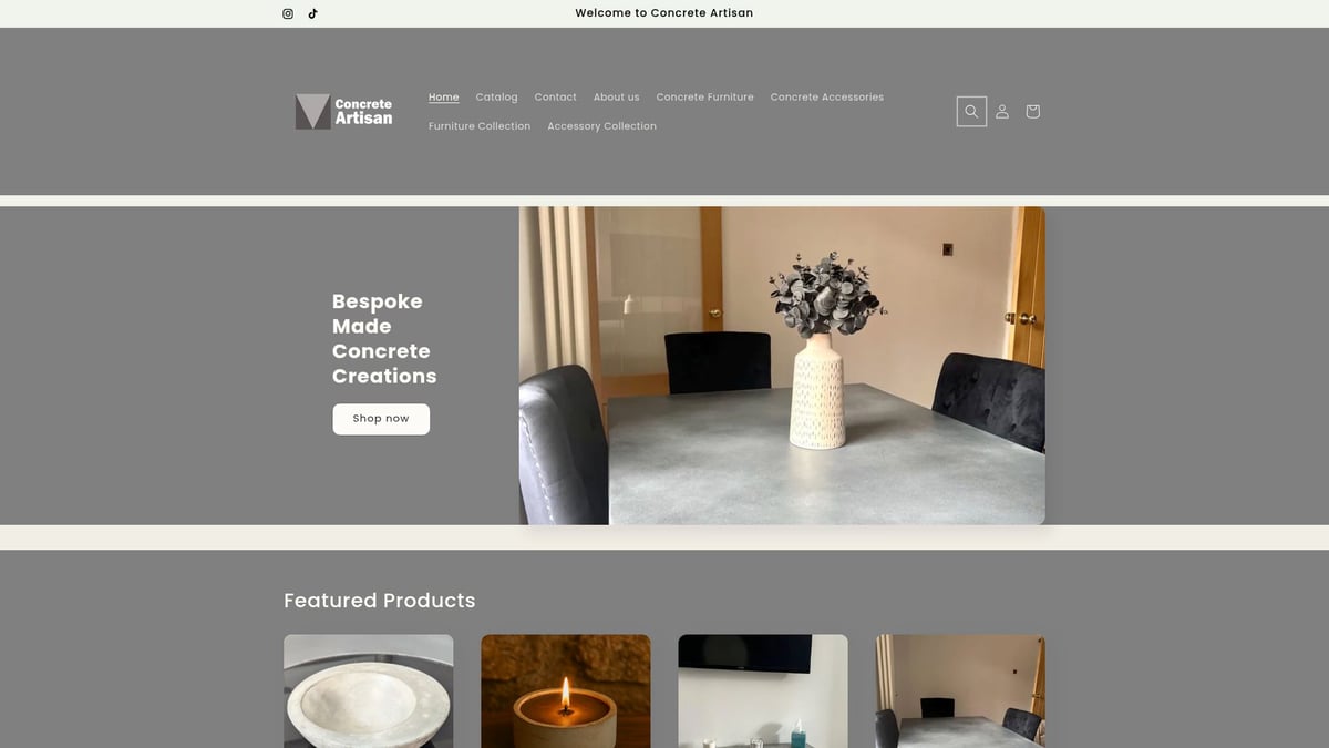 9 Stunning Coffee Table for Sitting Room Ideas for 2025 - Handmade Concrete Coffee Table by Concrete Artisan