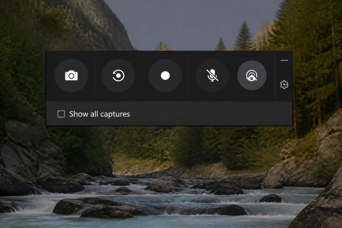 Xbox Game Bar screenshot