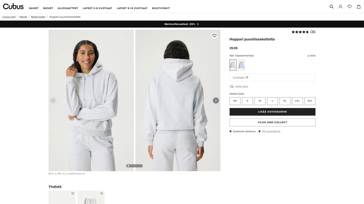 8 Trendikkäintä Hupparit Naisille 2026 – Tyylivinkit Ja Suosikit - Cubus – Crop-Huppari