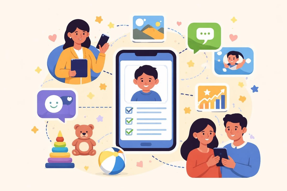 Parent-caregiver communication systems