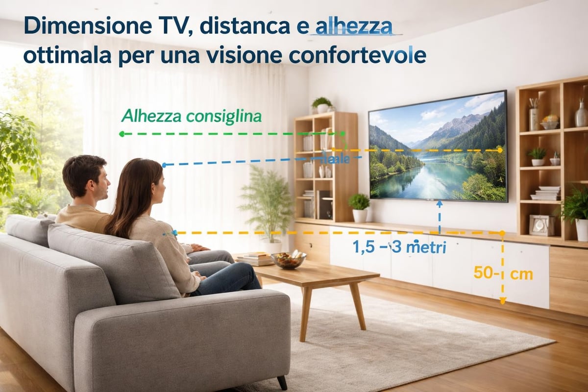 Ergonomia visione TV