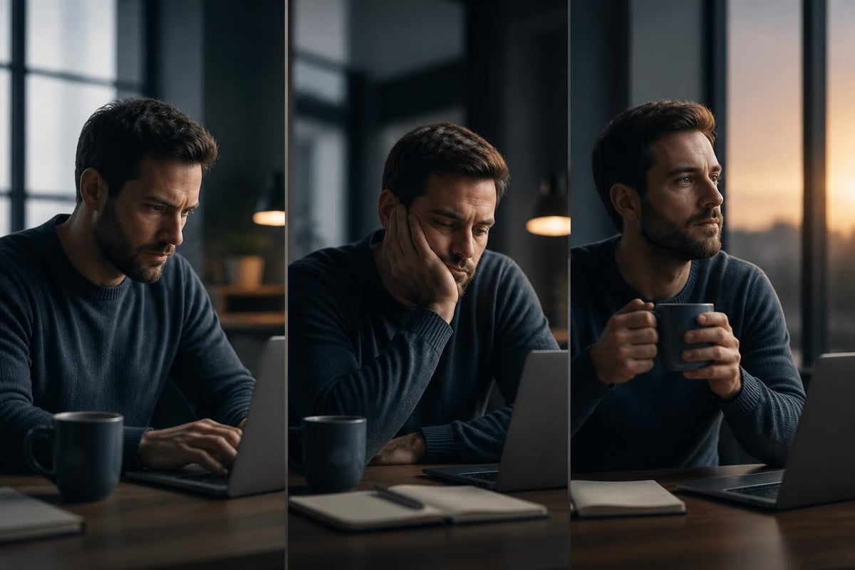 Brain's attention cycles throughout workday