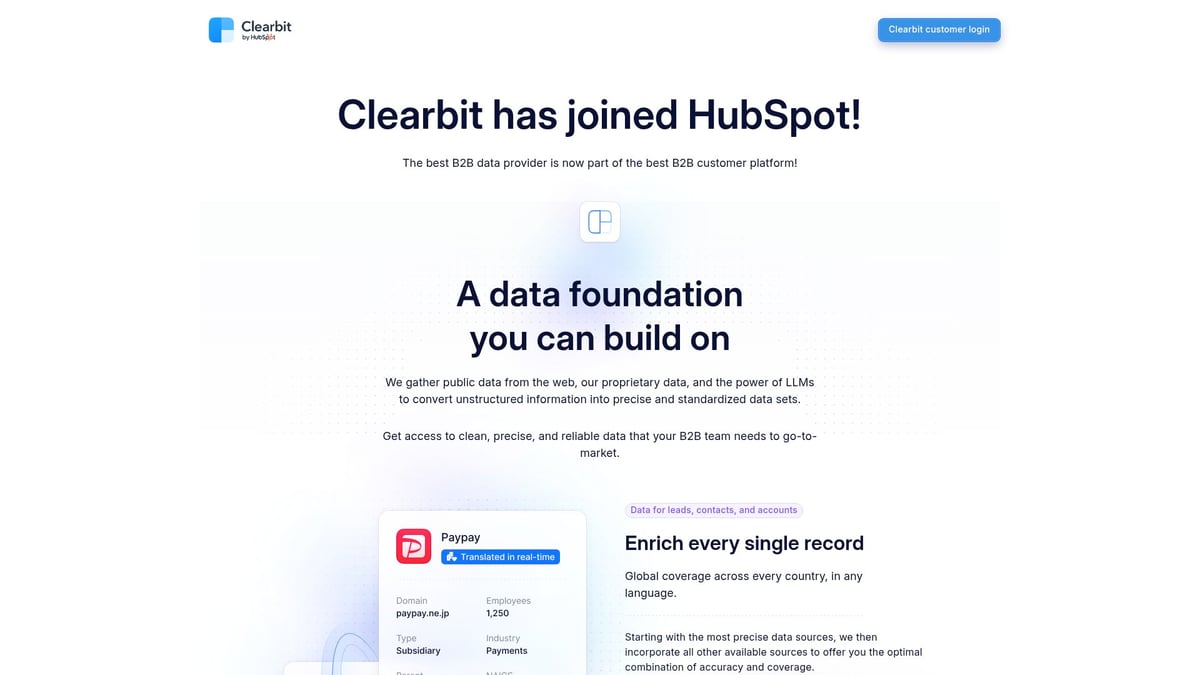 9 Essential Sales Lead Generator Tools for 2025 Success - Clearbit