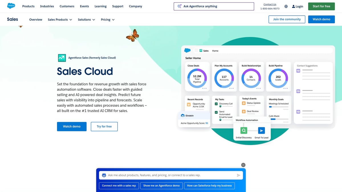 9 Essential Sales Lead Generator Tools for 2025 Success - Salesforce Sales Cloud