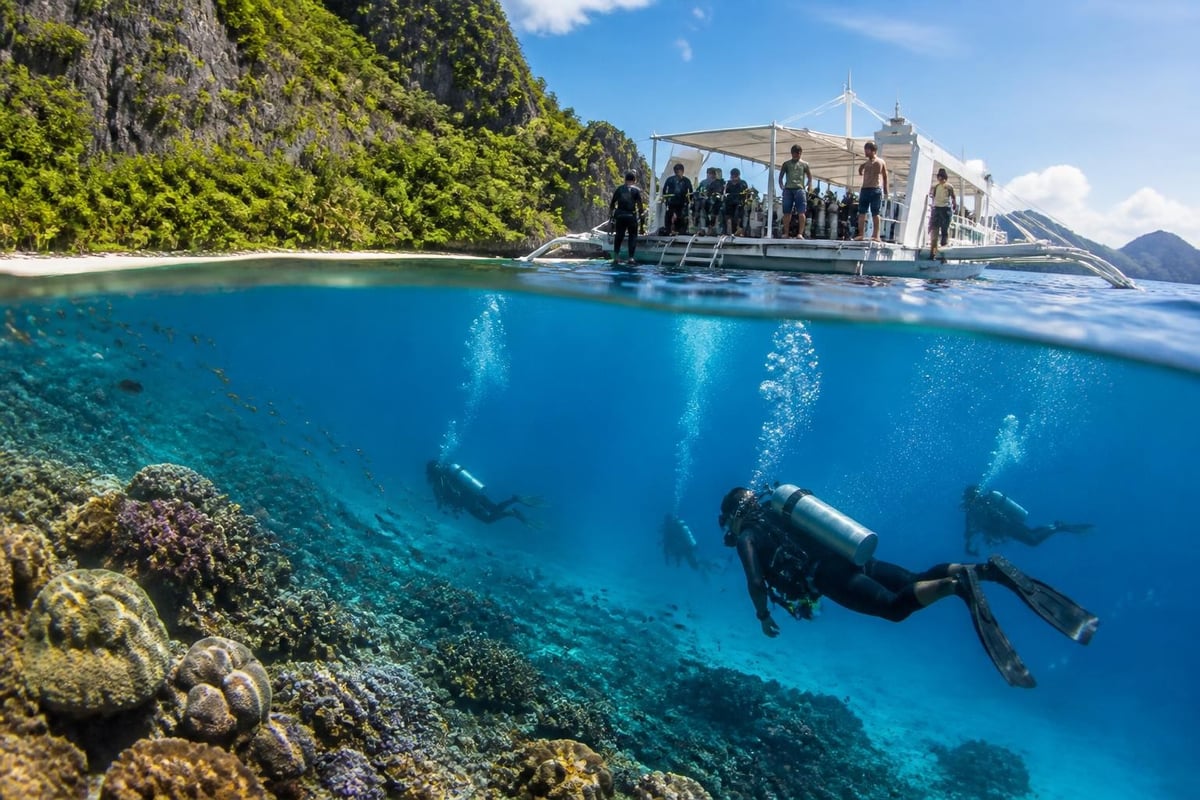 Diving infrastructure and marine conservation