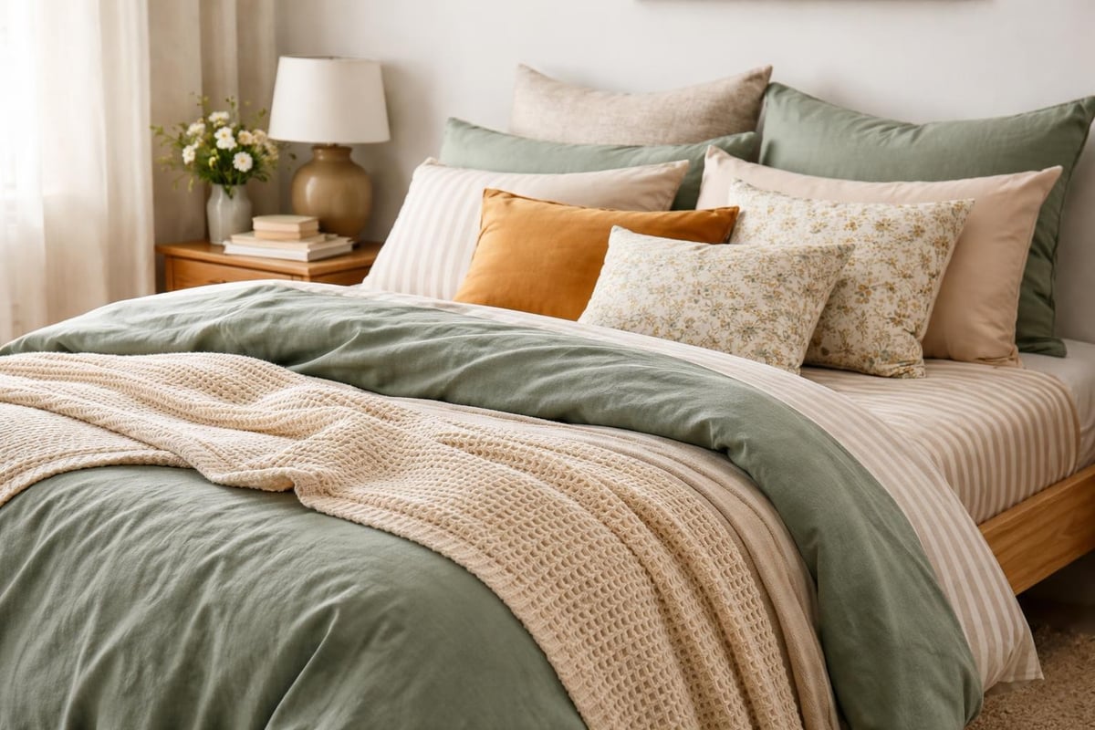 Bedroom colour coordination