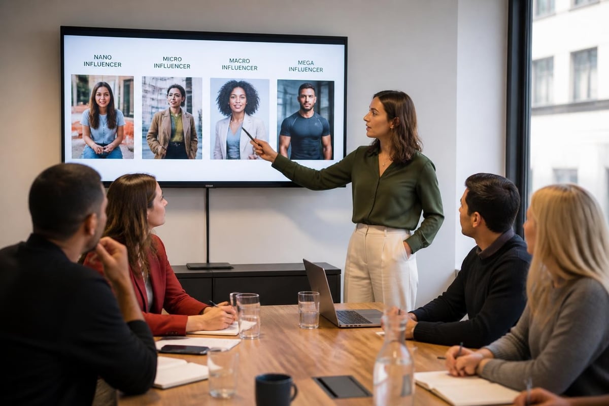 Influencer collaboration tiers