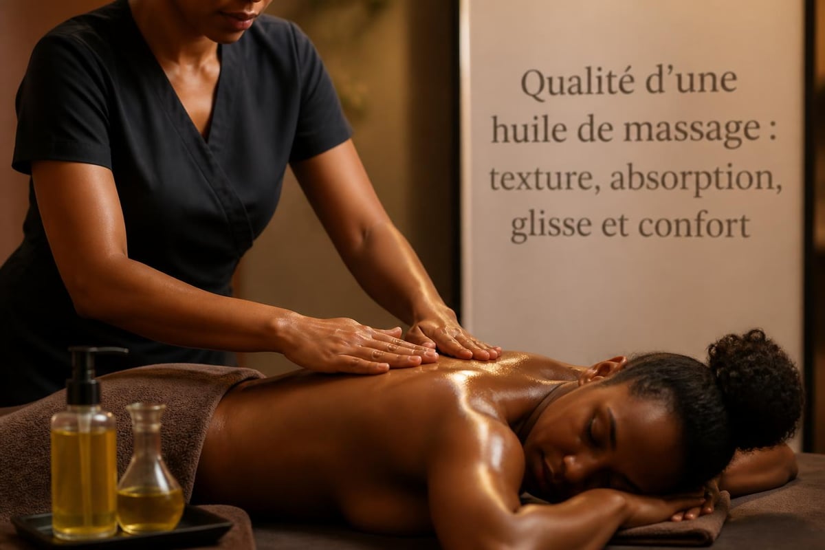 Comprendre les critères de qualité d'une huile de massage