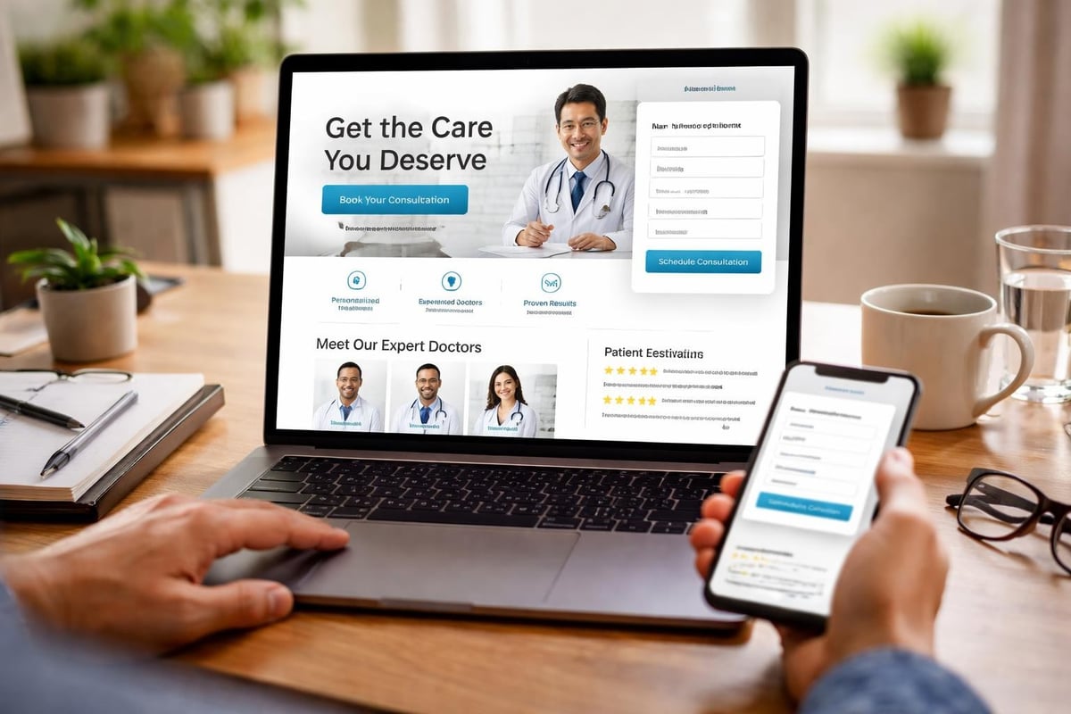 Landing page conversion elements